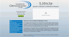 Desktop Screenshot of lambtonortho.com